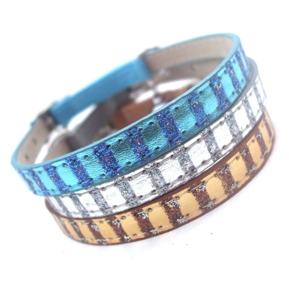 Luxor-Katzenhalsband in Metallic-Optik