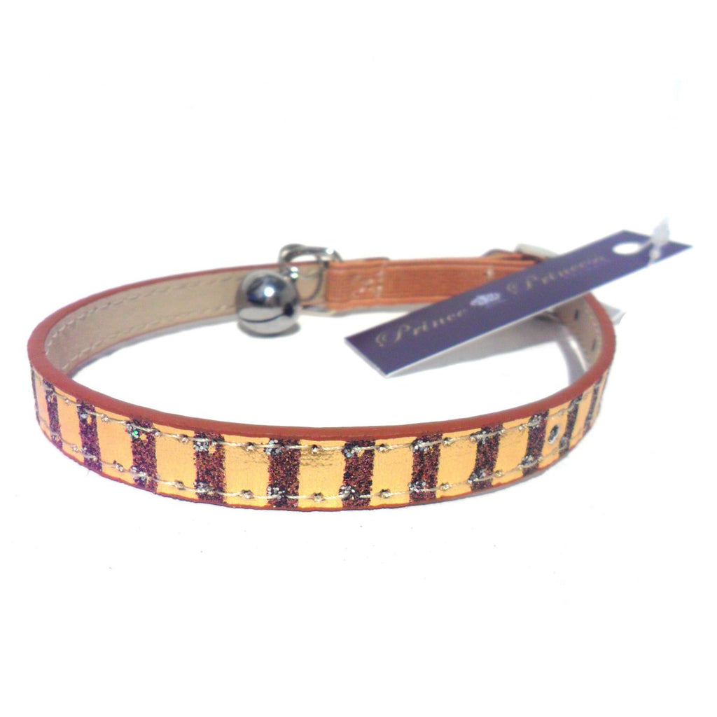 Luxor-Katzenhalsband in Metallic-Optik