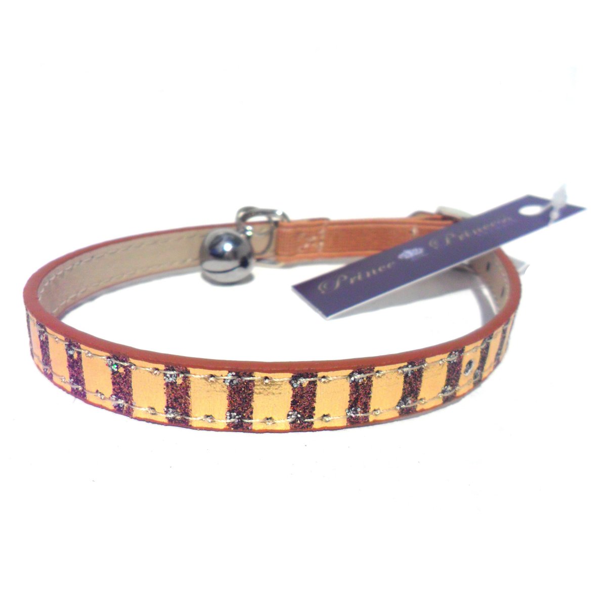 Luxor-Katzenhalsband in Metallic-Optik