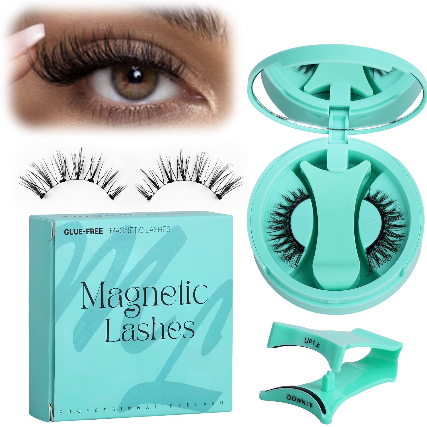 Magnetische Wimpern ZP05 Volumen, 1 Set