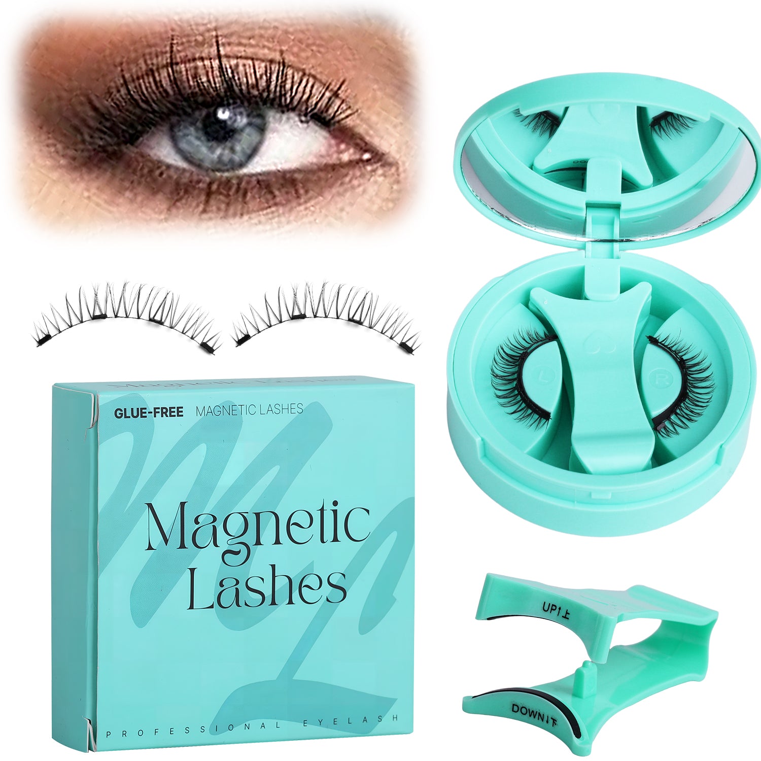 Magnetische Wimpern ZP08 Minimal, 1 Set